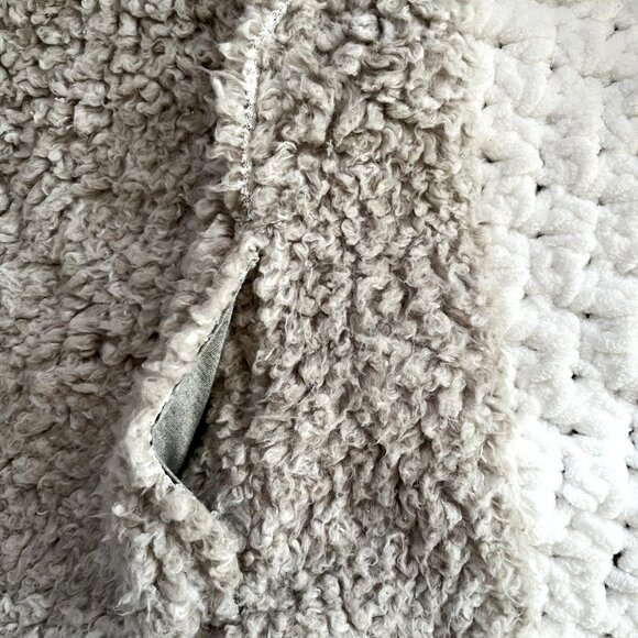 NWT Dylan Teddy Sherpa Pullover (Beige) XS - Picture 6 of 9